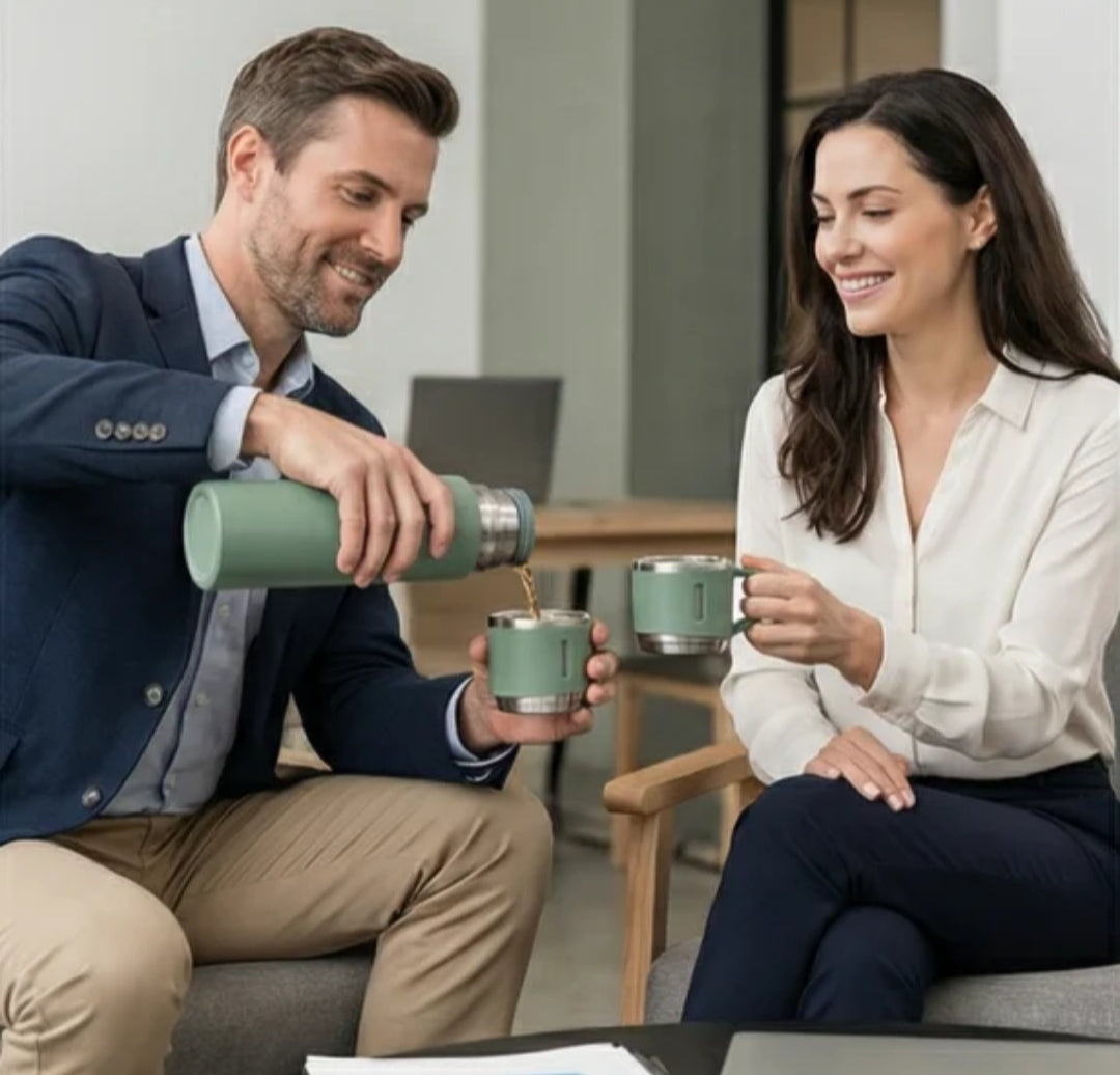 Bouilloire Électrique Intelligente + Tasse Thermique OFFERTE 🎁
