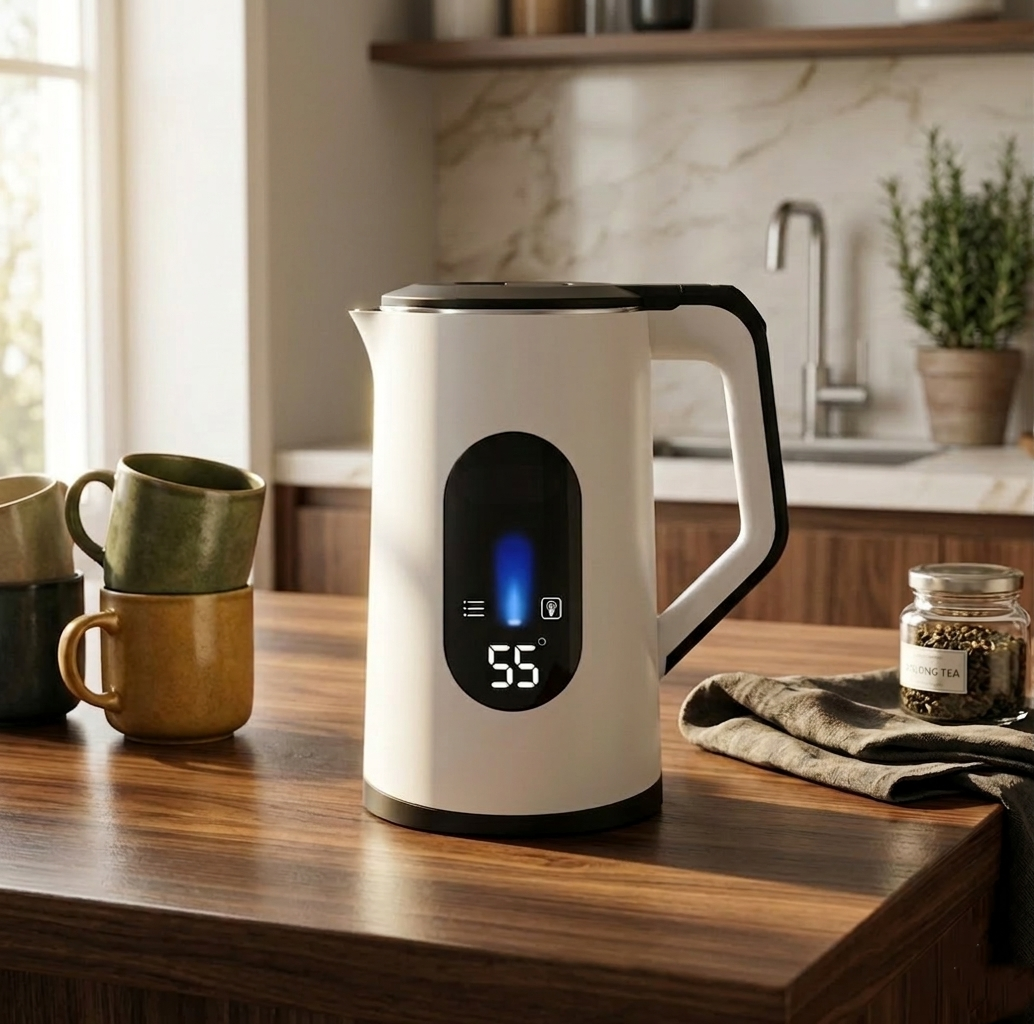 Bouilloire Électrique Intelligente + Tasse Thermique OFFERTE 🎁